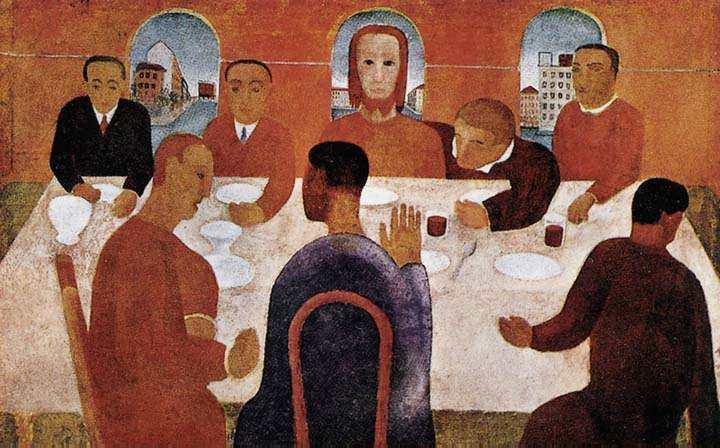'Utima Cena' opera di Aligi Sassu - 1929