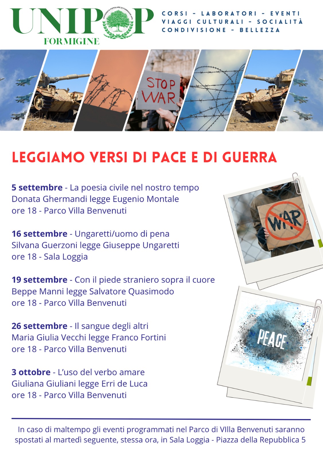 Versi di Pace e di Guerra